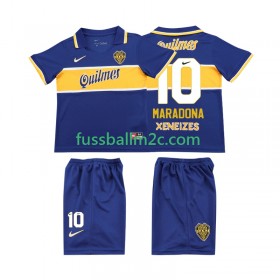 Fußballtrikots CA Boca Juniors MARADONA 10 Retro Kinder Heim Trikotsatz 1996 1997